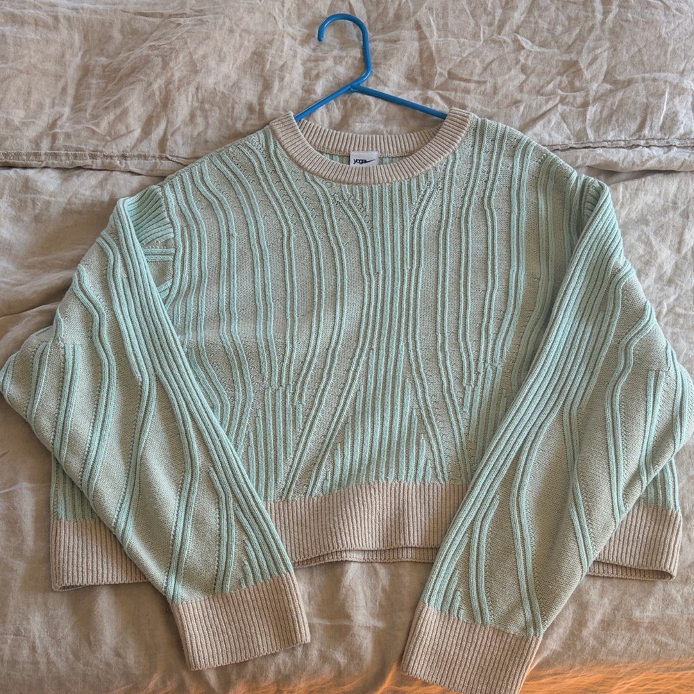 Nike Mint Green Ribbed Sweater